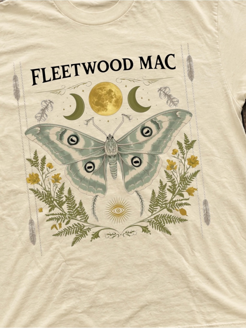 Fleetwood Mac Moth & Moon Band Tee - Picture 3 of 4